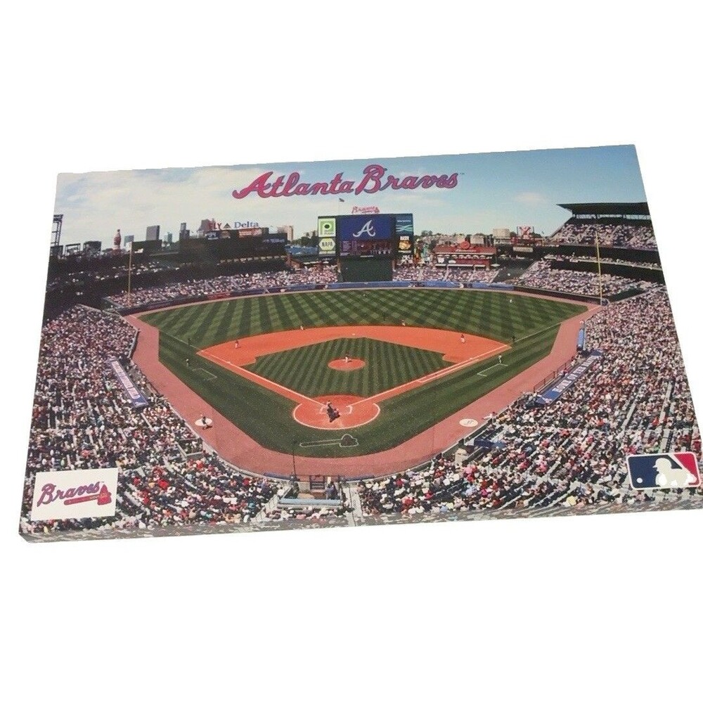 Atlanta Braves Turner Field Stadium Canvas 33” MLB 2010 Room Essentials Wall Art